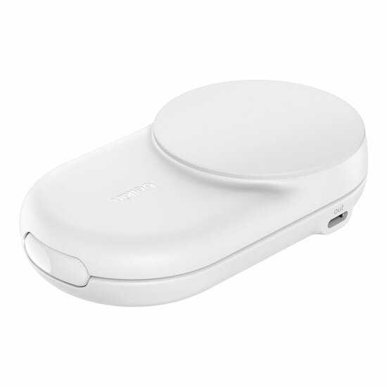 Belkin UltraCharge 2 in 1 opvouwbare MagSafe lader met Qi2 25 watt wit