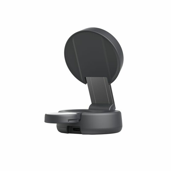 Belkin UltraCharge Pro 2 in 1 opvouwbare MagSafe lader met Qi2 25 watt zwart