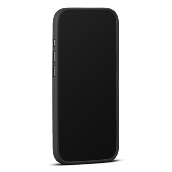 Woolnut leren MagSafe iPhone 17 Air hoesje zwart