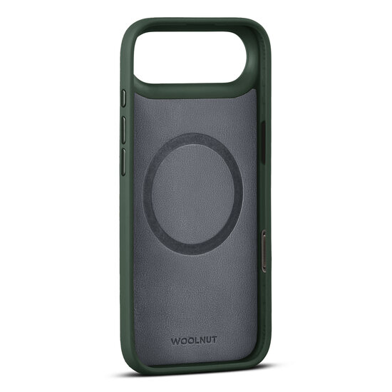 Woolnut leren MagSafe iPhone 17 Air hoesje groen