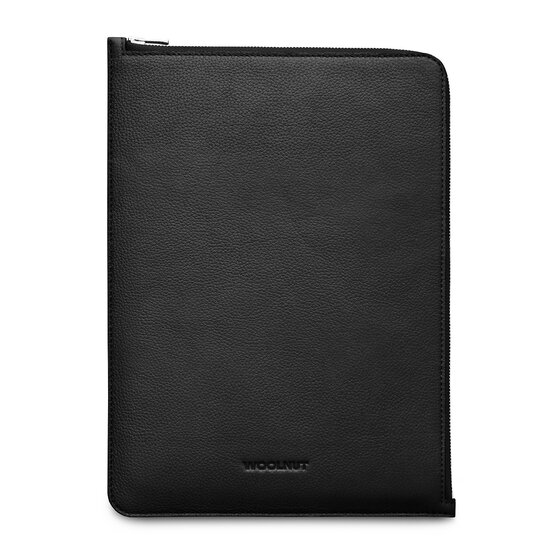 Woolnut Leather Folio MacBook Pro 14 inch hoesje Zwart