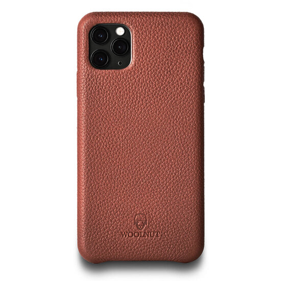 Woolnut Leather case iPhone 11 Pro Max hoes Bruin