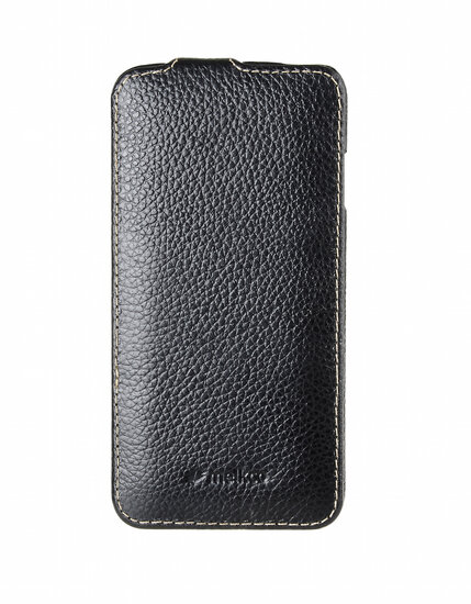 Melkco Leather Jacka Flip iPhone 6/6S hoesje Zwart