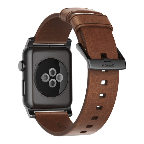 Nomad leren Apple Watch 49 /  45 / 44 mm bandje Bruin