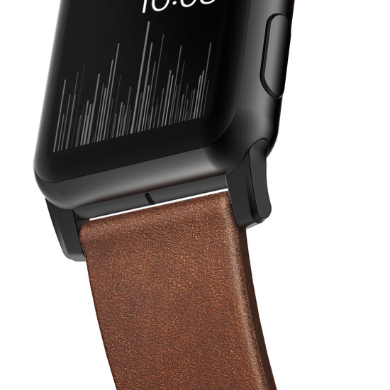 Nomad leren Apple Watch 49 /  45 / 44 mm bandje Bruin