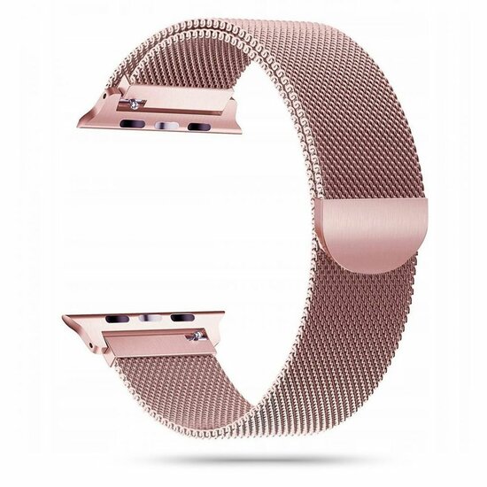 TechProtection Metal Apple Watch 41 / 40 / 38 mm bandje Rose