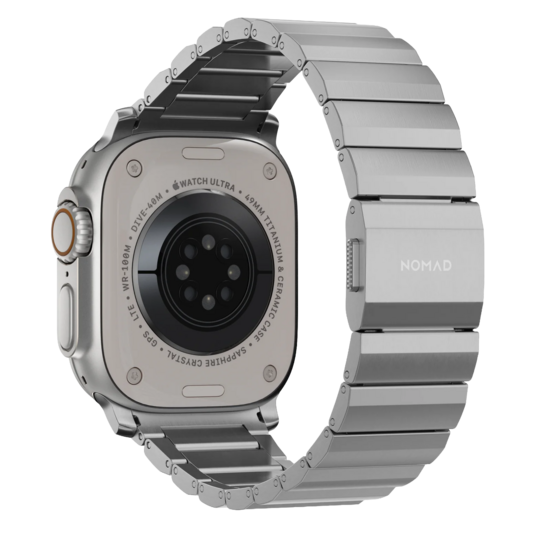 Nomad Titanium V3 Apple Watch 49 /&nbsp;46 / 45 mm bandje natural