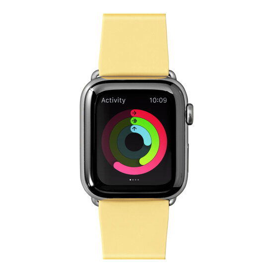 LAUT Huex Pastel Apple Watch 44 mm bandje Geel