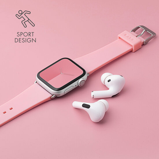 LAUT Huex Pastel Apple Watch 44 mm bandje Roze