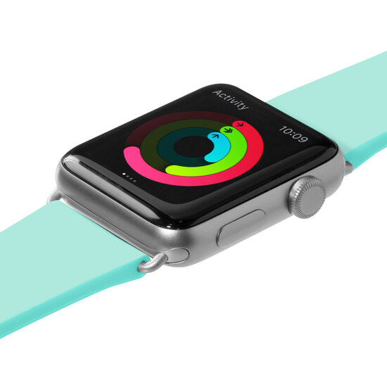 LAUT Huex Pastel Apple Watch 44 mm bandje Mintgroen