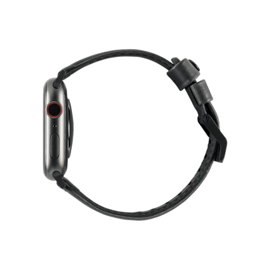UAG Leather Apple Watch 44 mm strap bandje Zwart