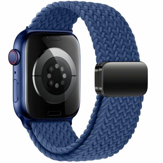 TechProtection Nylon Plus Apple Watch 49 / 46 / 45 / 44 mm bandje blauw