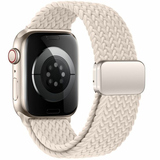 TechProtection Nylon Plus Apple Watch 49 / 46 / 45 / 44 mm bandje beige