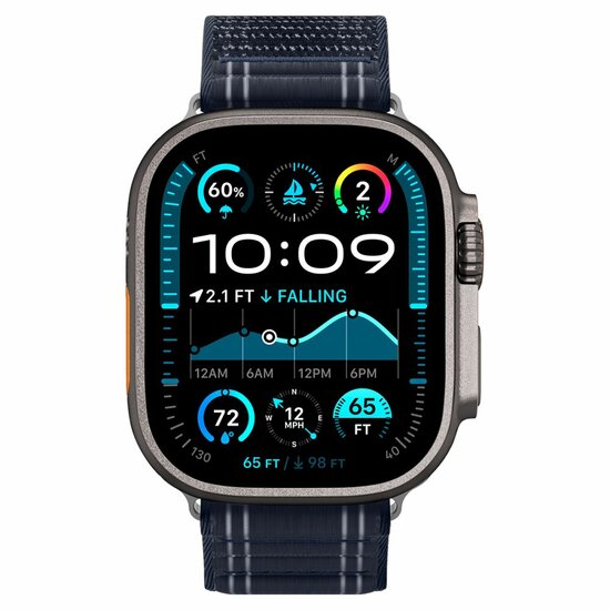Spigen WBF0 Apple Watch 49 / &nbsp;46 / 45 / 44 &nbsp;mm bandje navy