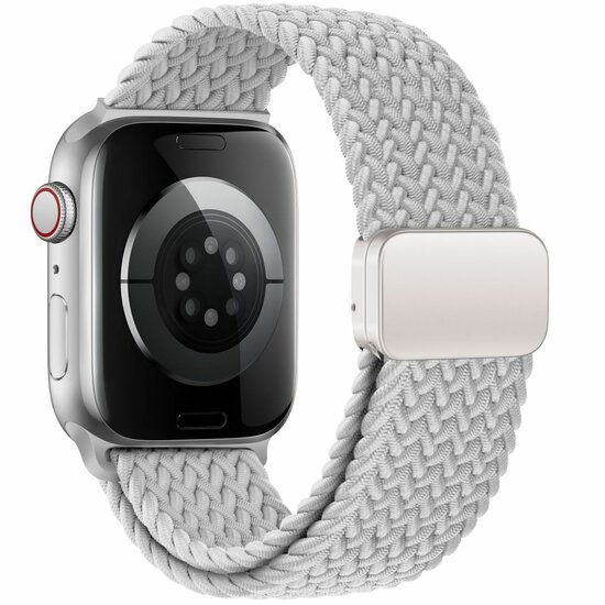 TechProtection Nylon Plus Apple Watch 42 / 41 / 40 mm bandje stone