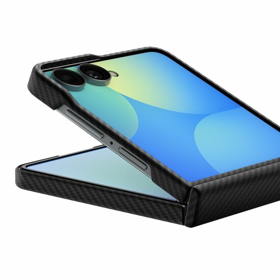 Spigen AirSkin Aramid MagSafe Galaxy Z Flip 8 hoesje zwart