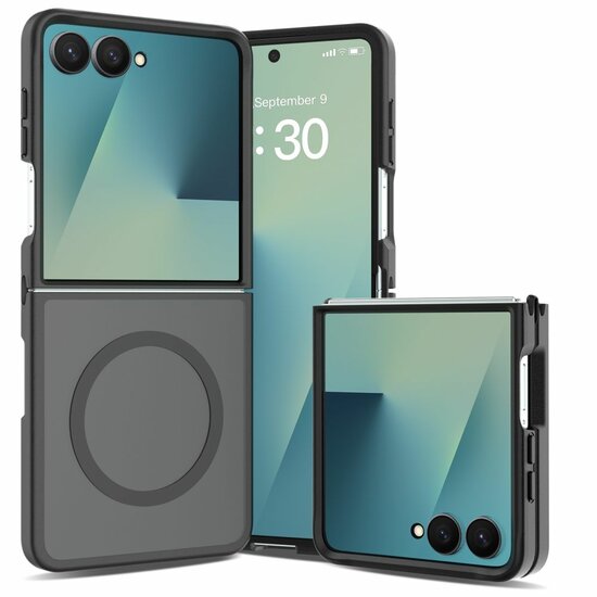 TechProtection Hybrid MagSafe Galaxy Z Flip 8 hoesje zwart