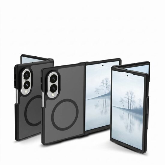 TechProtection Hybrid MagSafe Galaxy Z Fold 8 hoesje zwart