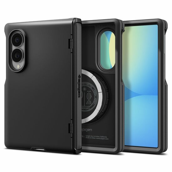 Spigen Slim Armor Pro MagSafe Galaxy Z Fold 8 hoesje zwart