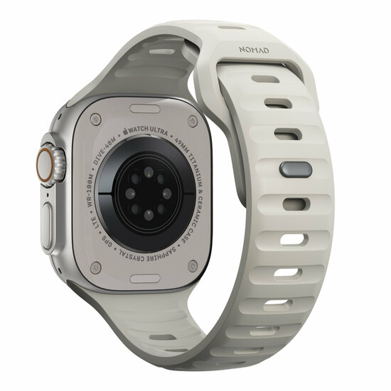 Nomad Sport FKM Apple Watch 49 / 46 /&nbsp;45 mm bandje stone beige