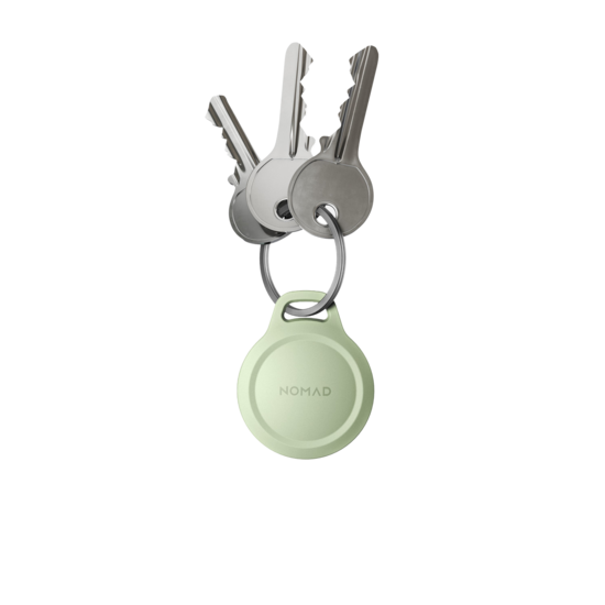 Nomad Rugged AirTag 1 / 2 houder en sleutelhanger seagrass