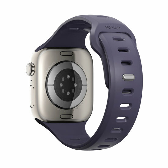 Nomad Tempo FKM Apple Watch 46 /&nbsp;45 mm bandje paars