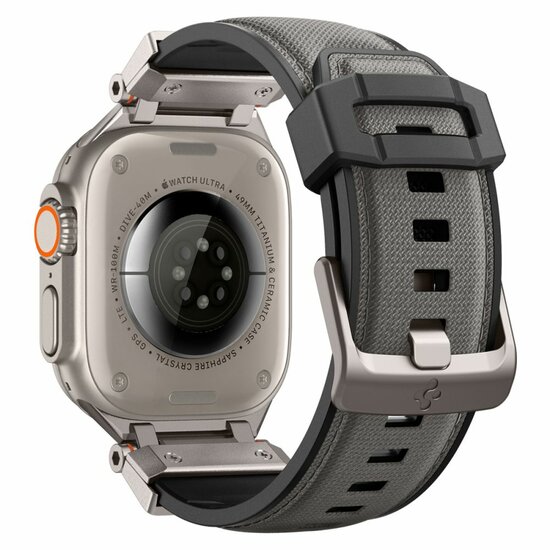 Spigen DuraPro Armor Apple Watch 49 / &nbsp;46 / 45 / 44 &nbsp;mm bandje grijs