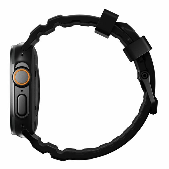 Nomad Rocky Point Apple Watch 49 / 46 /&nbsp;45 mm bandje carbon zwart