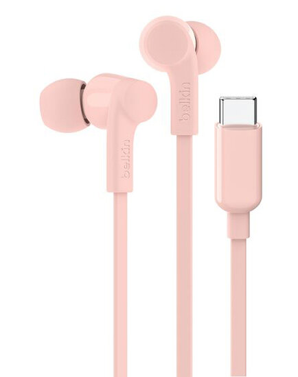 Belkin SoundForm bedrade USB-C-oordopjes roze