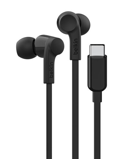 Belkin SoundForm bedrade USB-C-oordopjes zwart