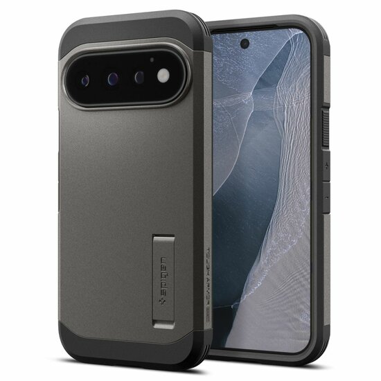 Spigen Tough Armor MagSafe Google Pixel 11 Pro hoesje gun metal