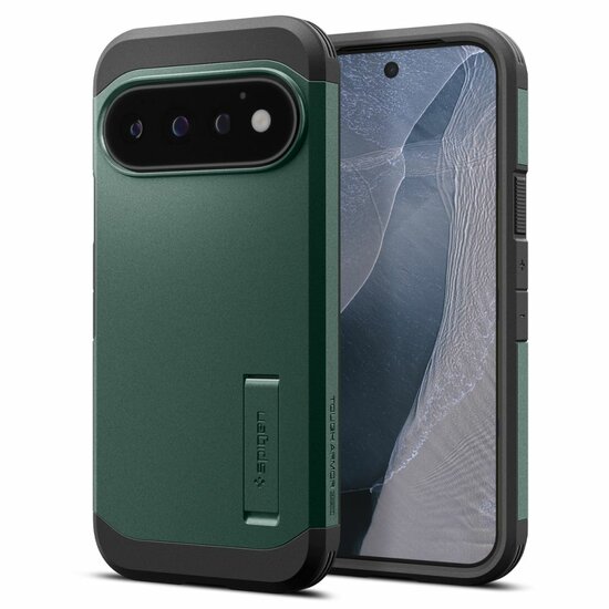 Spigen Tough Armor MagSafe Google Pixel 11 Pro hoesje groen