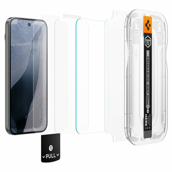 Spigen Glas.tR EZ Fit Pro AC Google Pixel 11 / 11 Pro screenprotector 2 pack