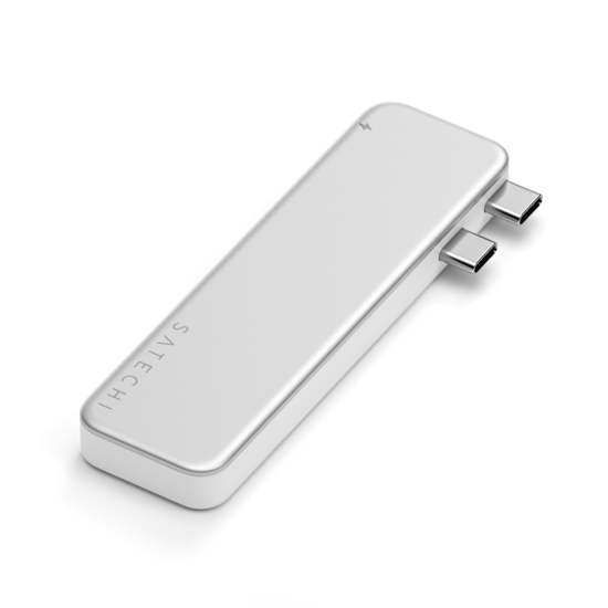 Satechi USB-C Snap MacBook Neo Hub Silber