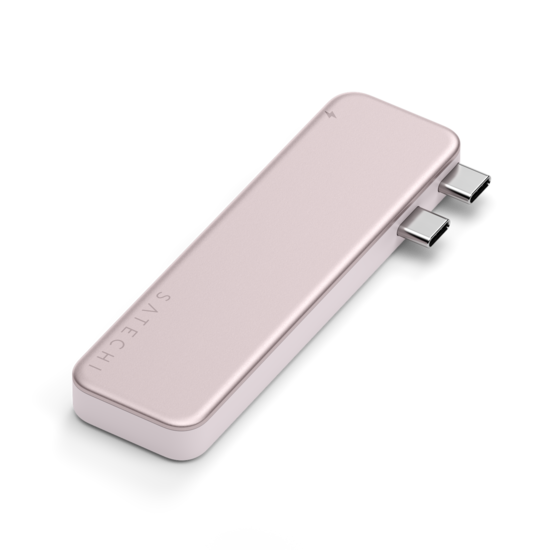 Satechi USB-C Snap MacBook Neo hub Blush