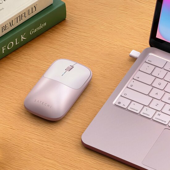 Satechi Slim EX Wireless Mouse Blush