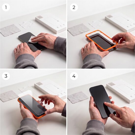 TechProtection Easy Set 3 in 1 pack iPhone 18 Pro screenprotector