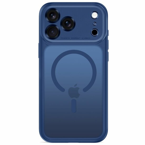 TechProtection Peak CC MagSafe iPhone 18 Pro Max hoesje mat deep blauw