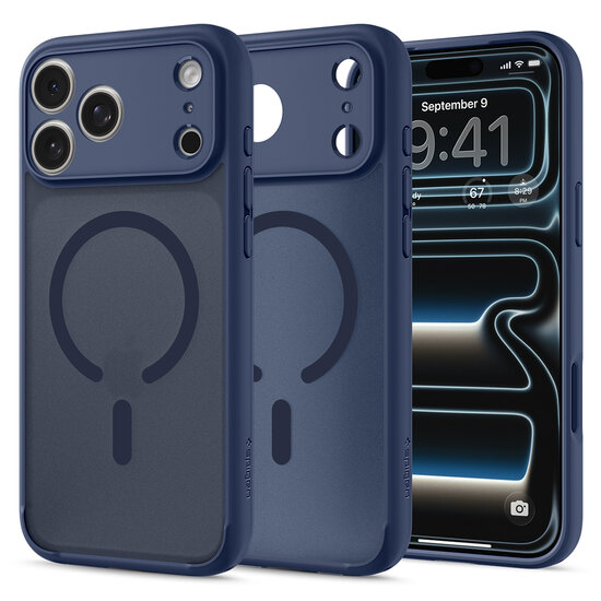 Spigen Ultra Hybrid MagSafe iPhone 18 Pro hoesje frost blauw