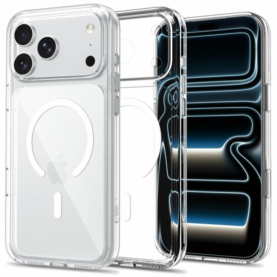 TechProtection Flex CC MagSafe iPhone 18 Pro hoesje transparant