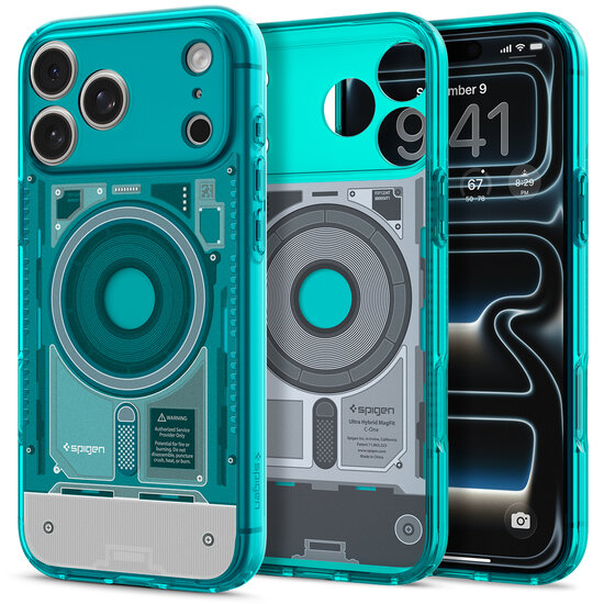 Spigen Ultra Hybrid MagSafe iPhone 18 Pro hoesje C1 blauw 