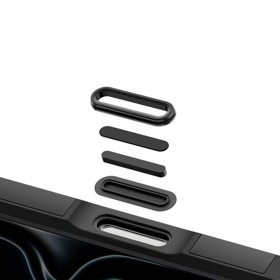 Spigen Tough Armor T MagSafe iPhone 18 Pro hoesje zwart