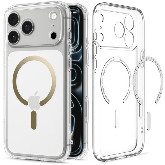 Spigen Ultra Hybrid MagSafe iPhone 18 Pro hoesje goud