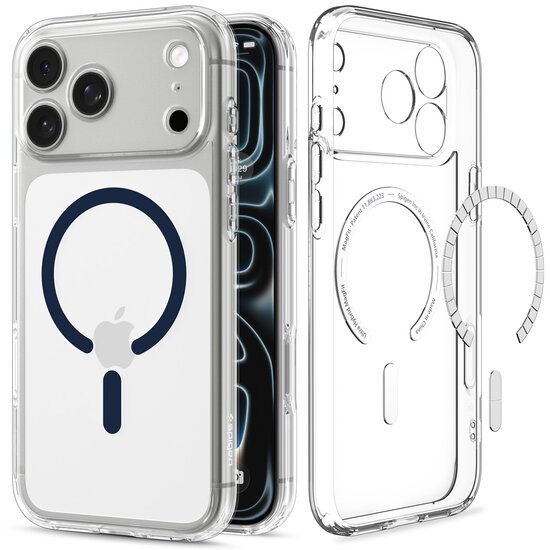Spigen Ultra Hybrid MagSafe iPhone 18 Pro hoesje blauw