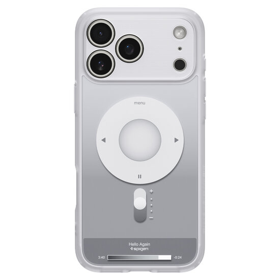 Spigen Ultra Hybrid MagSafe iPhone 18 Pro hoesje classic zilver