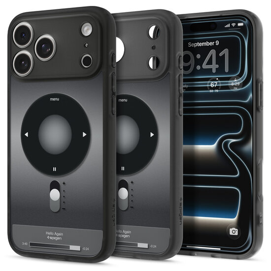 Spigen Ultra Hybrid MagSafe iPhone 18 Pro hoesje classic zwart