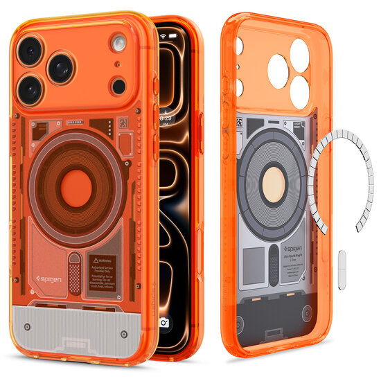 Spigen Ultra Hybrid MagSafe iPhone 18 Pro hoesje C1 oranje 