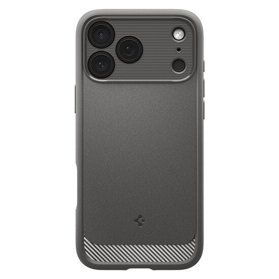 Spigen Rugged Armor MagSafe iPhone 18 Pro hoesje grijs 