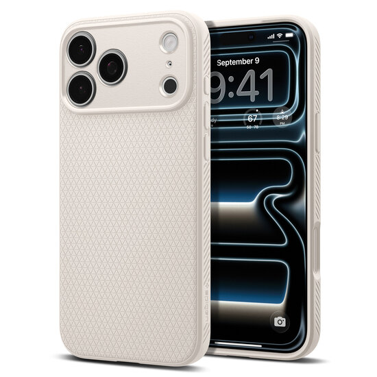 Spigen Liquid Air iPhone 18 Pro hoesje titanium 