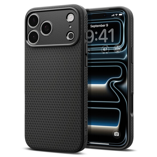 Spigen Liquid Air iPhone 18 Pro hoesje zwart